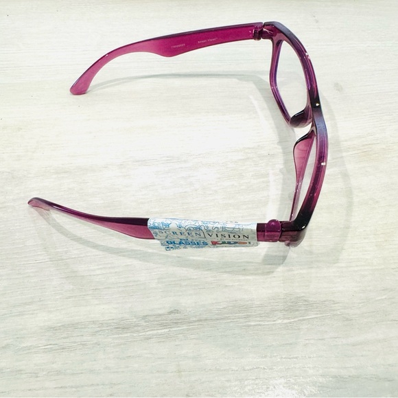 ICU Eyewear Kids Screen Vision Blue Light Filtering Large Oval Glasses Purple - Picture 5 of 15